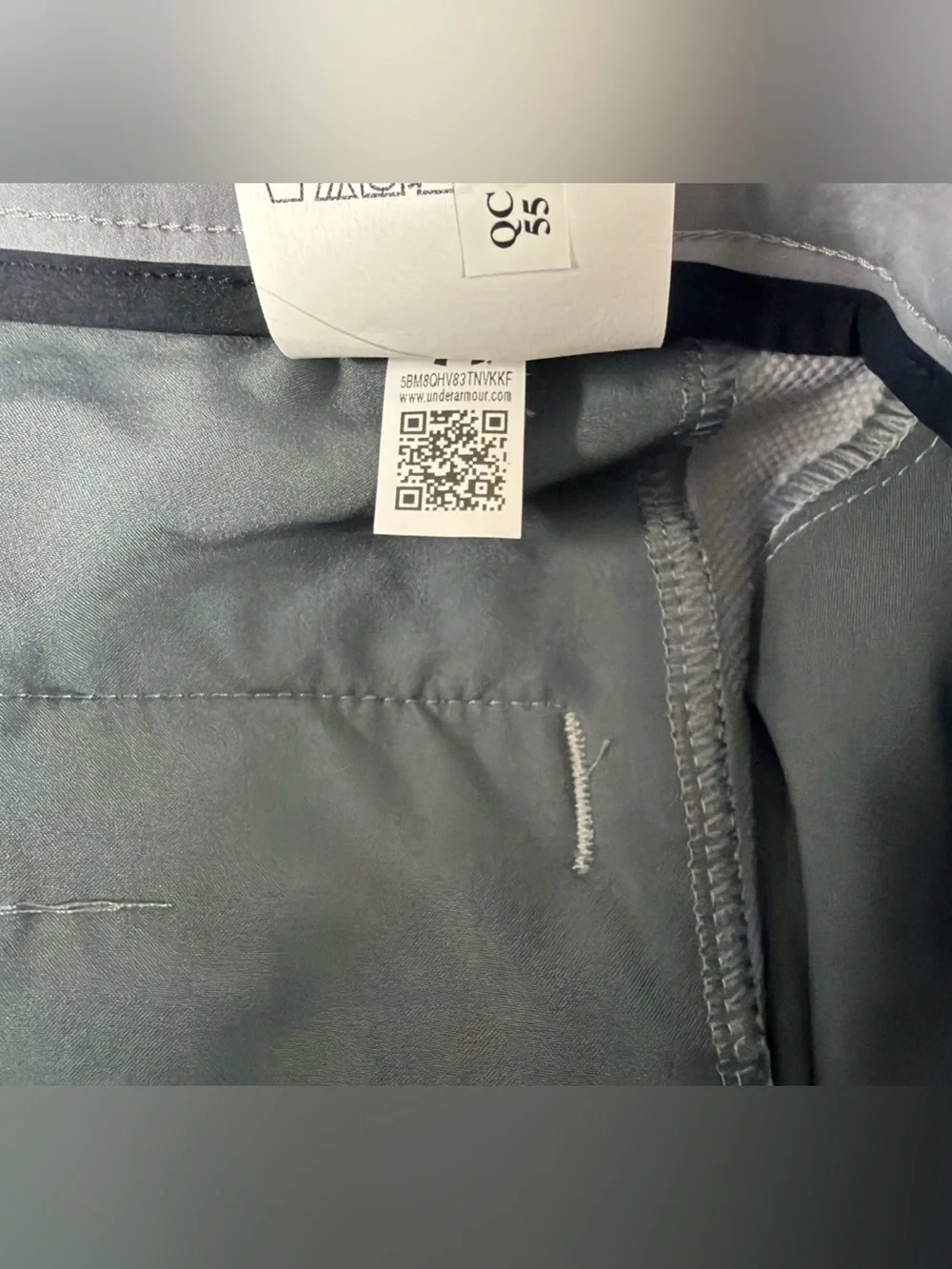 Under Armour Golf Pants Tapered 36 x 30 Gray Polyester Spandex NWT MSRP $80